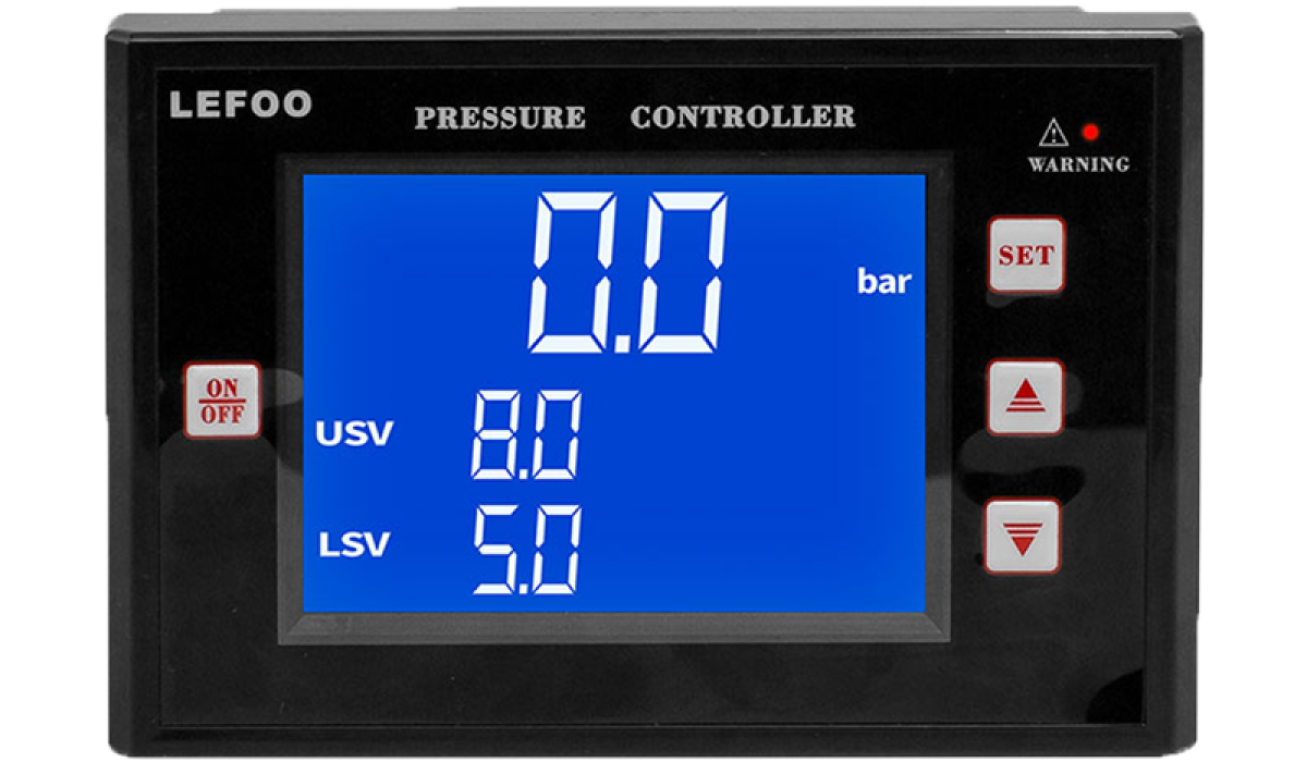 LFDS65 Series Intelligent Pressure Controller, -101kPa~0~1.6MPa