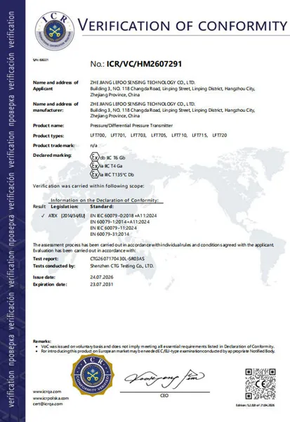 ATEX Certification