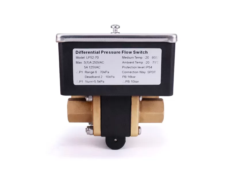 adjustable water differential pressure switch lf52 in china