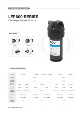 LEFOO 24V&36V 600GPD Series