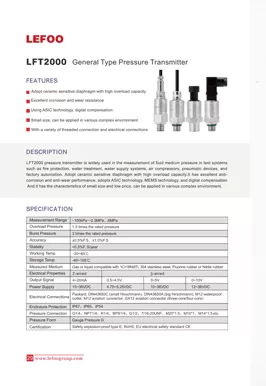 LEFOO LFT2000 General Type PressureTransmitter